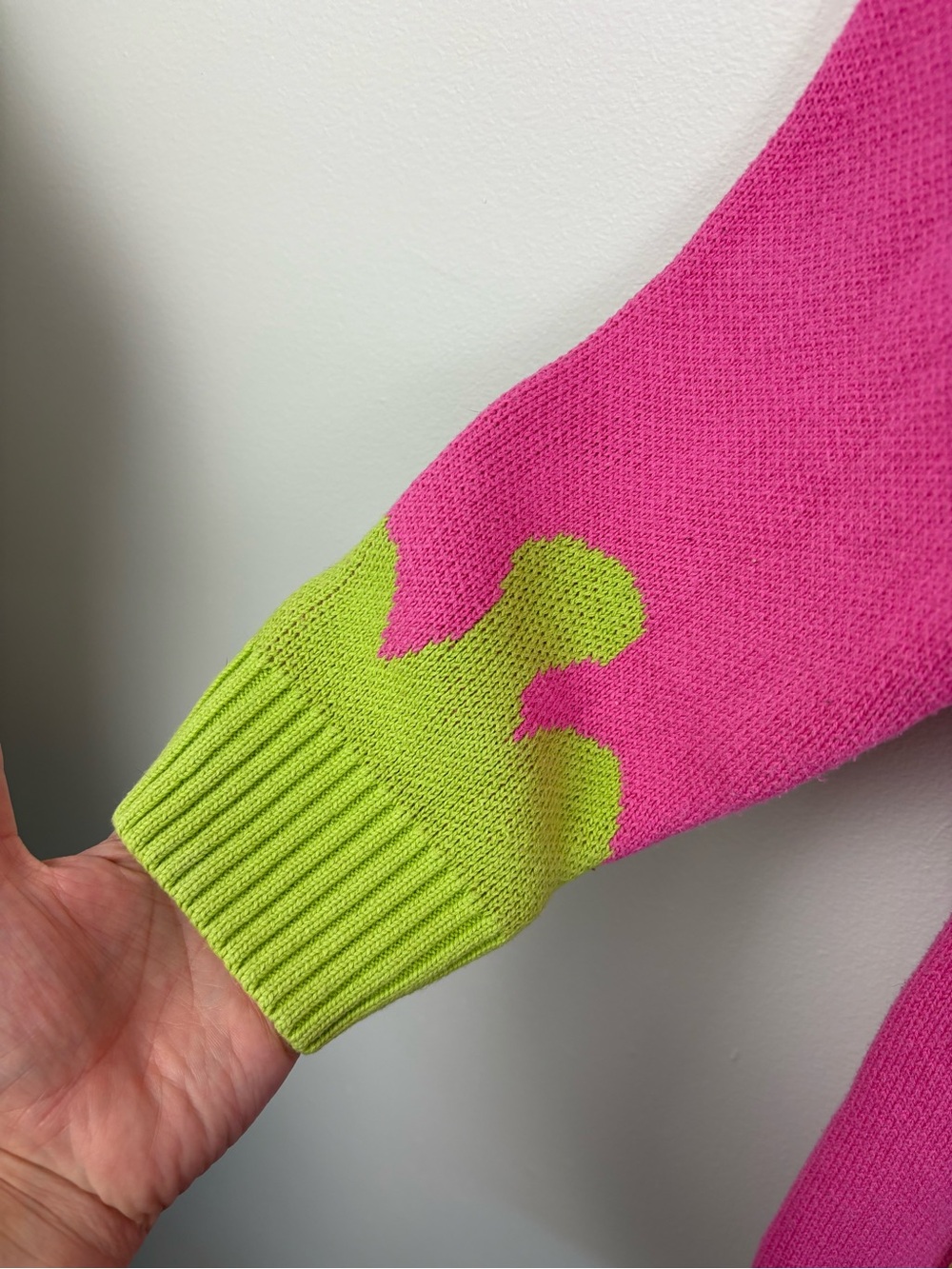 KityCrylics Pink & Green Kawaii Cardigan S/M Kidcore J-Fashion Sold Out Rare - Picture 3 of 10